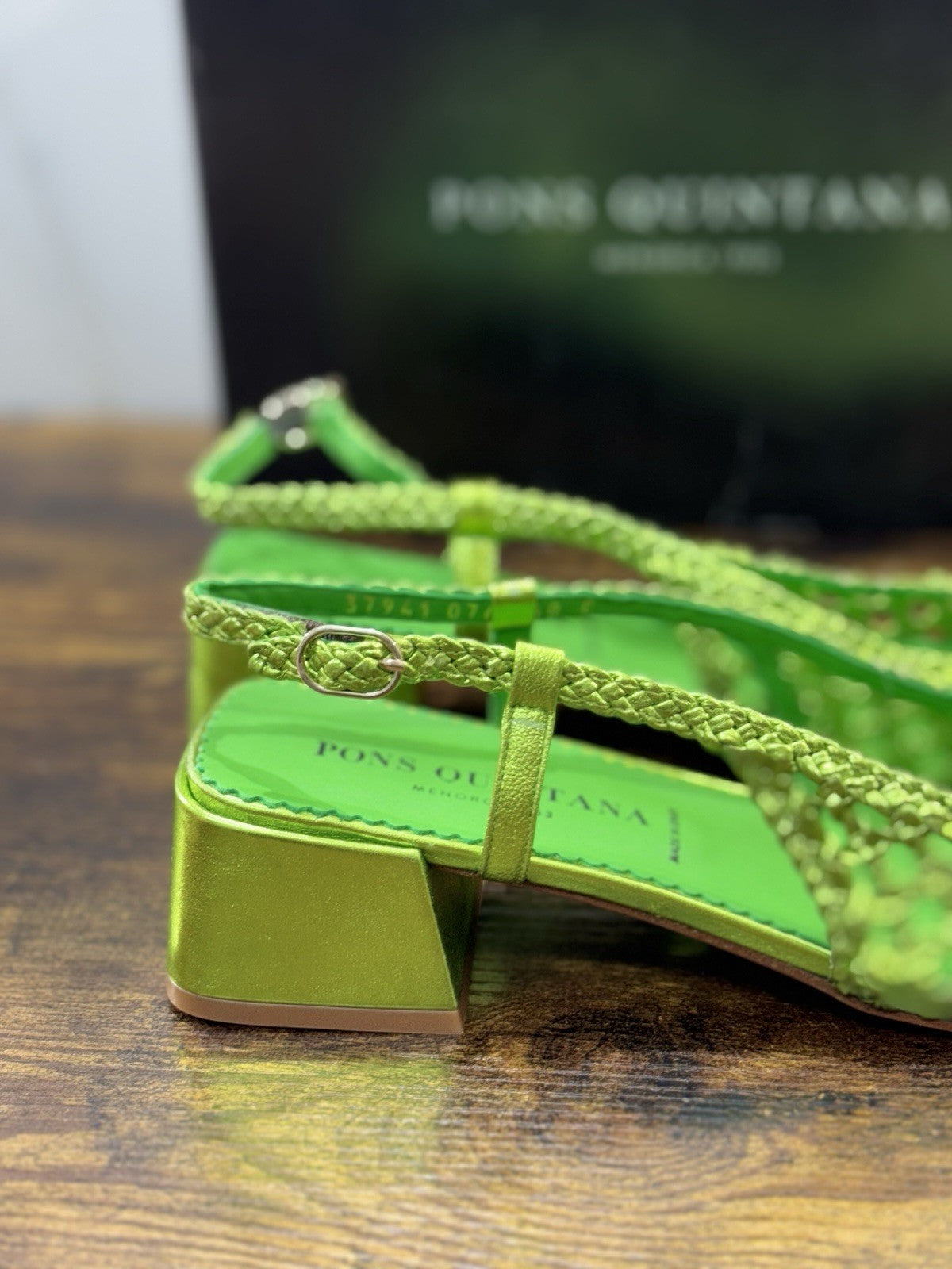 Pons Quintana Sandalo Sling Back Verde Con Tacco   Casual Pons Quintana Donna 40