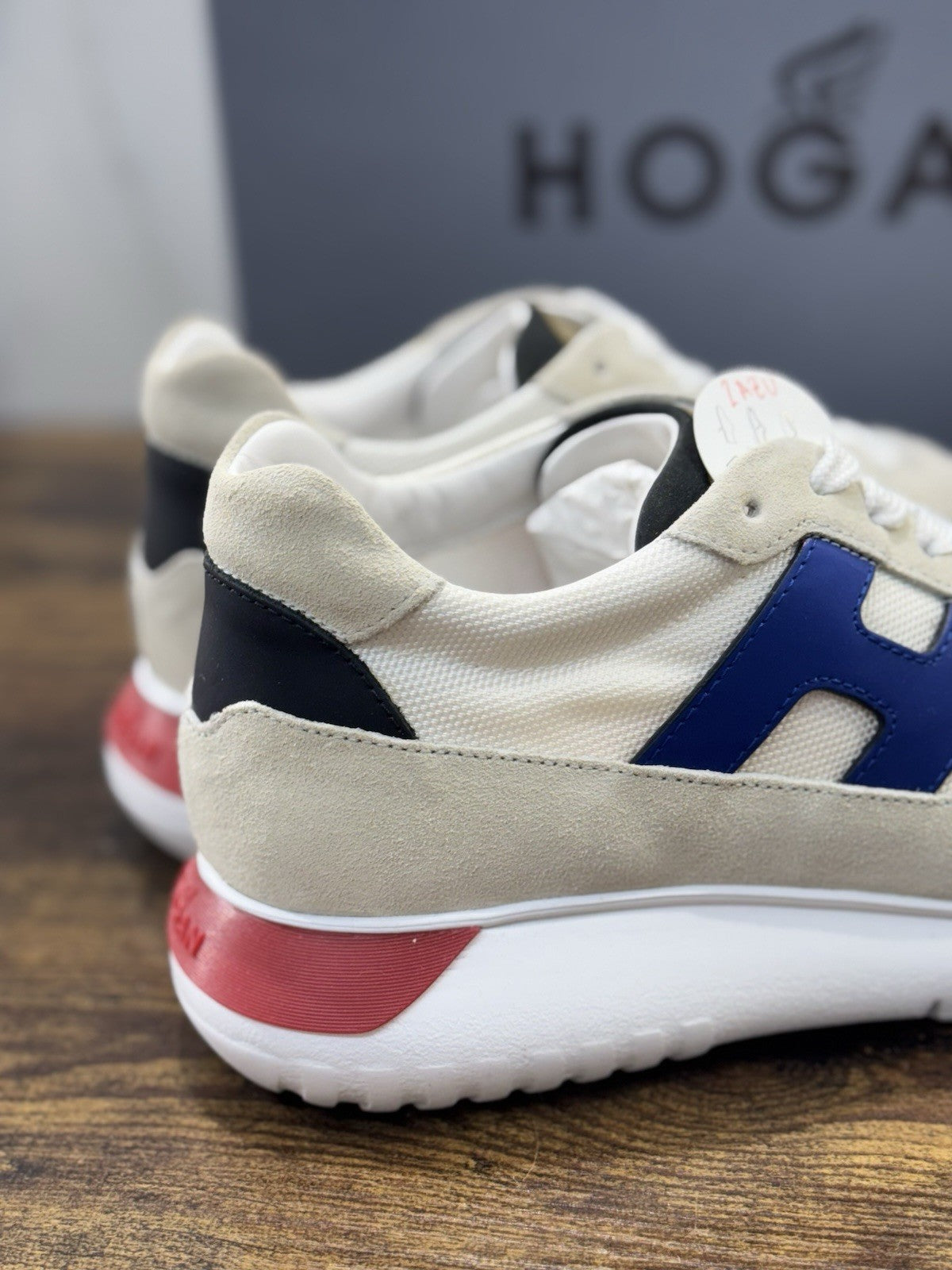 Hogan Interactive 3 Pelle Suede Ghiaccio Casual Hogan Uomo 39.5