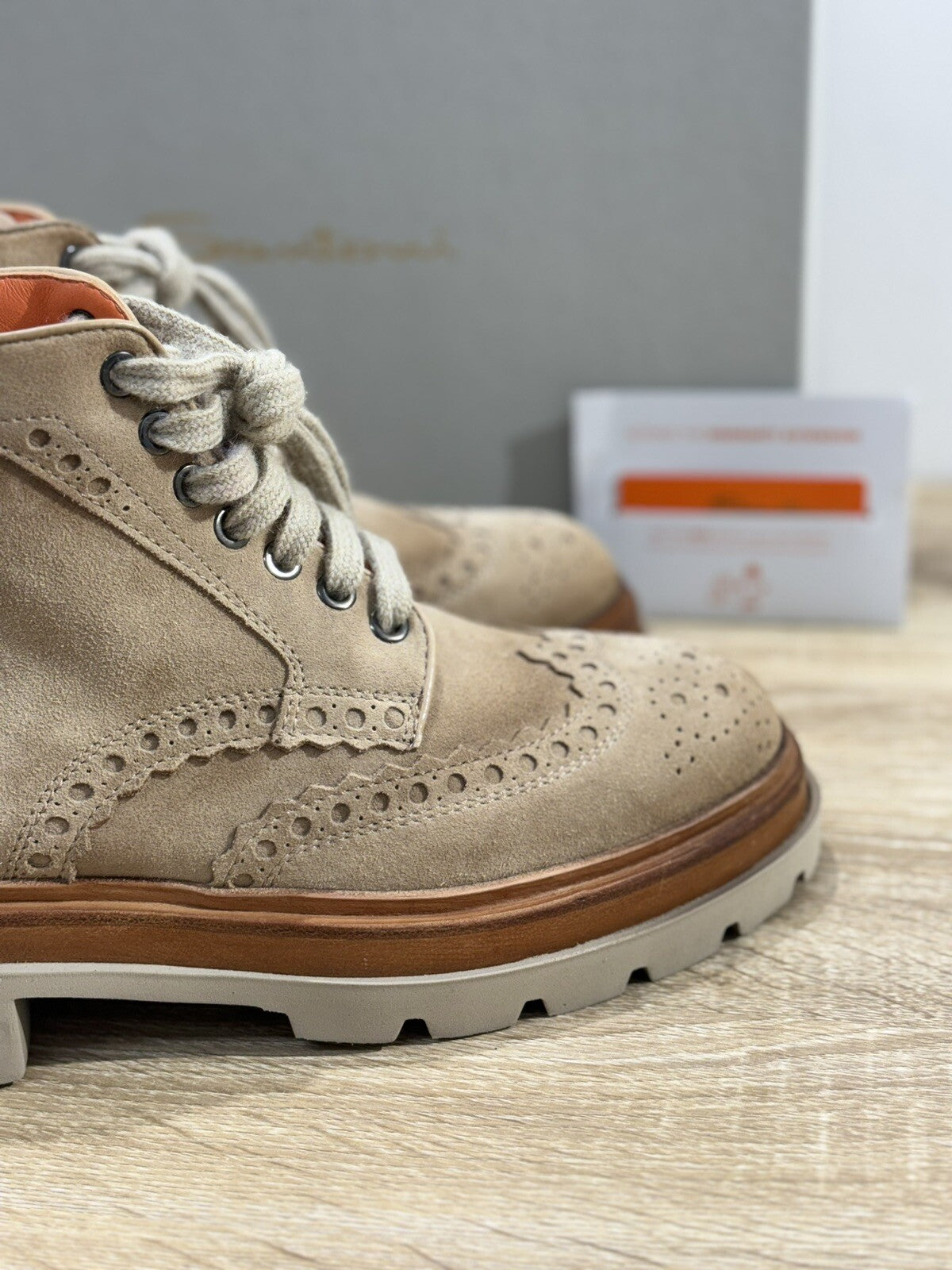Santoni Polacchino   Uomo Extra light Luxury Men Santoni Men Boot Sabbia 40