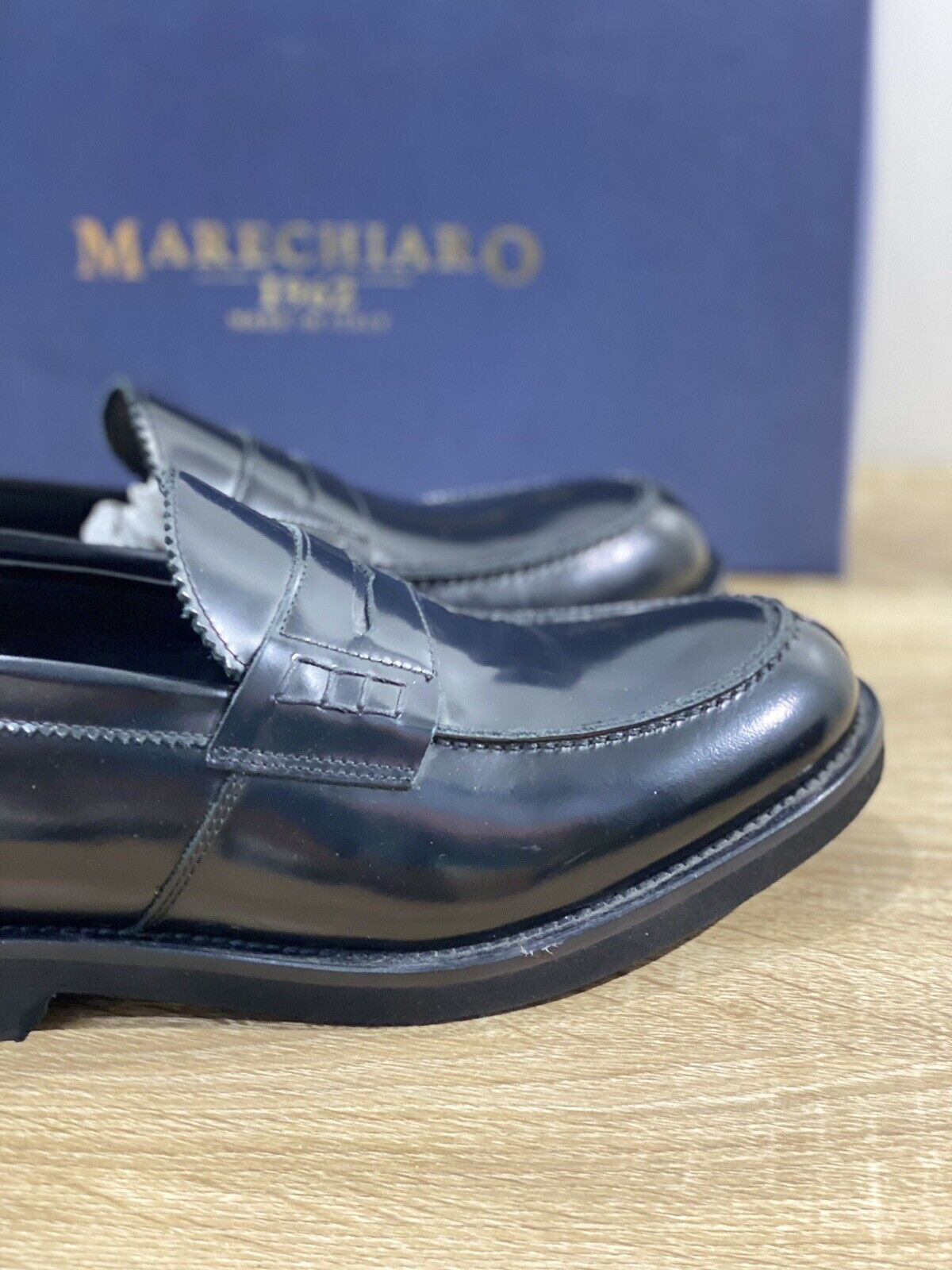 Marechiaro 1962 Mocassino Uomo Pelle Nero Fully Made In Italy Extra Light 45