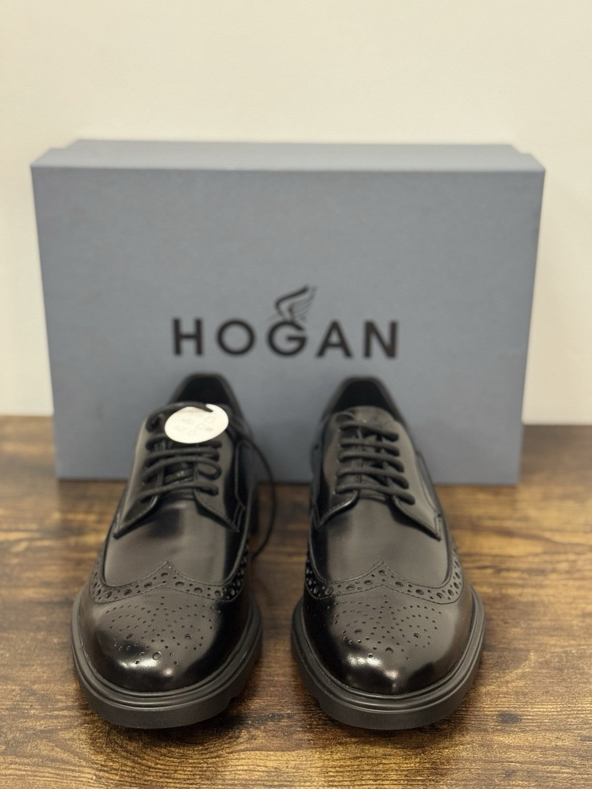 Hogan Derby Pelle Nera  Memory Foam Hogan Business Uomo 40