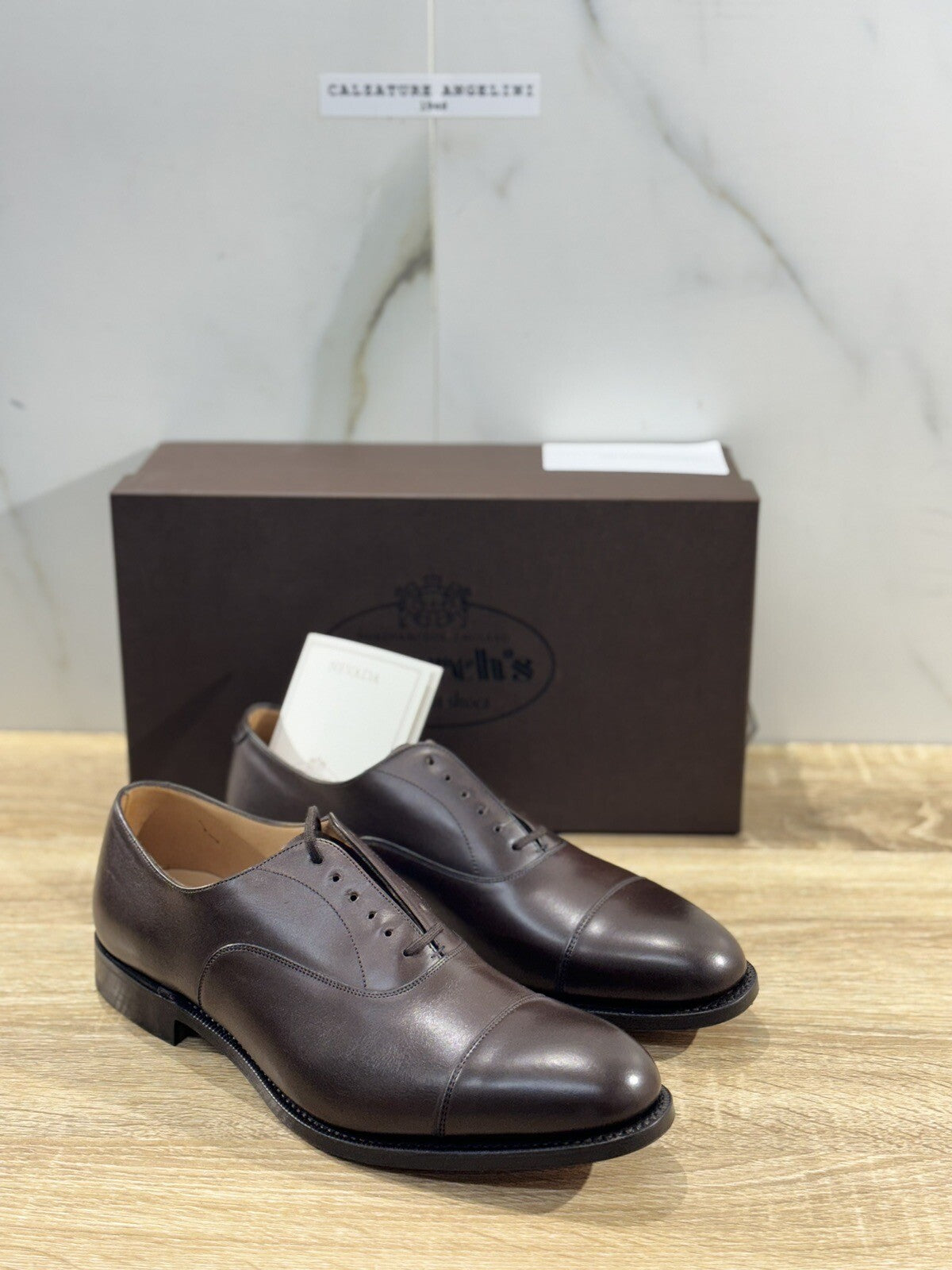 Church’s Dubai Pelle Ebony Fondo Cuoio Luxury Church’s Men Shoes 41 