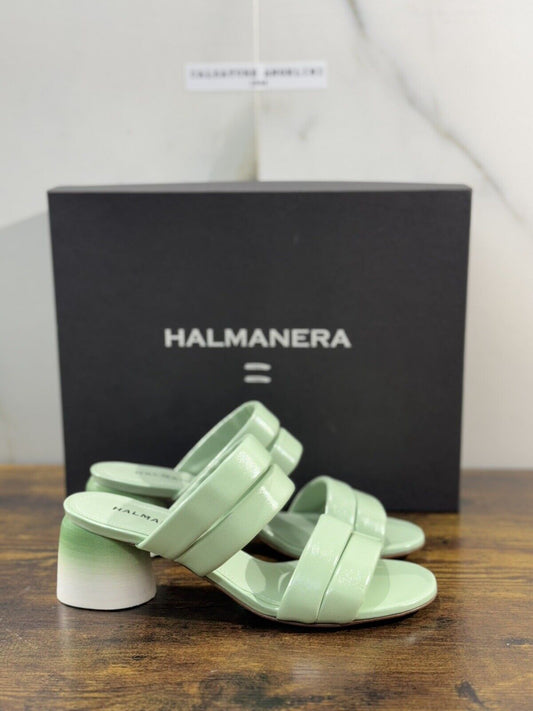 Halmanera Sandalo   Donna Goss        In Pelle Aloe  Soft  Luxury Shoes 40