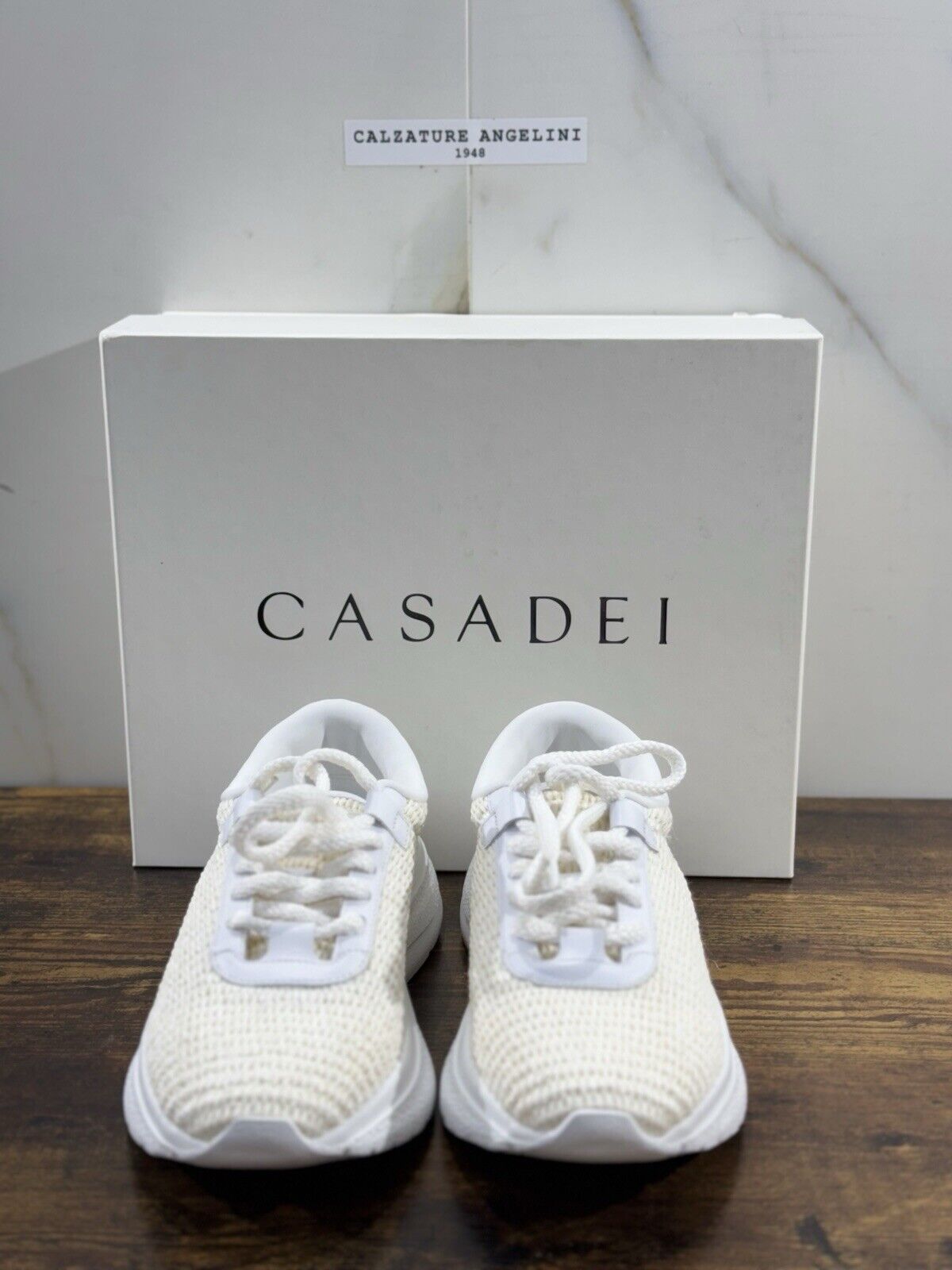 Casadei Mia Sneaker Bianca Luxury Casadei Woman Shoes Extra Light 37