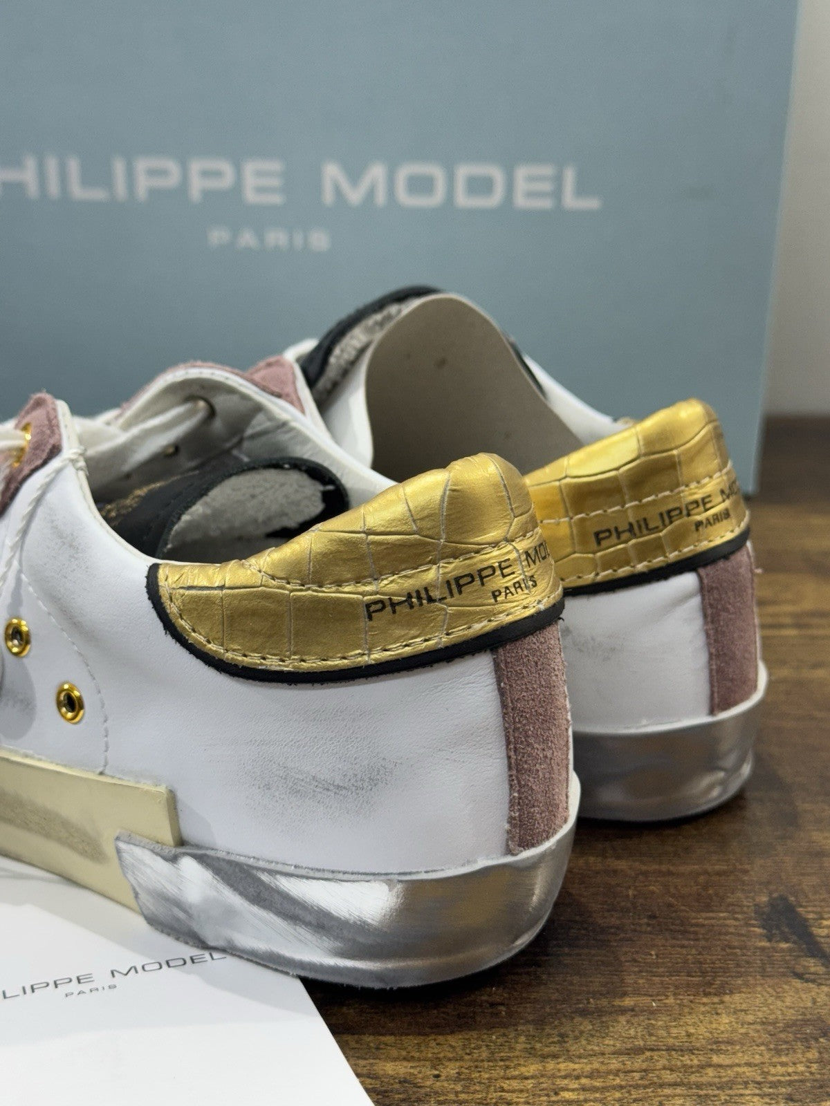 Philippe Model Paris Liw Top  Sneaker Pelle Bianca   Donna 36