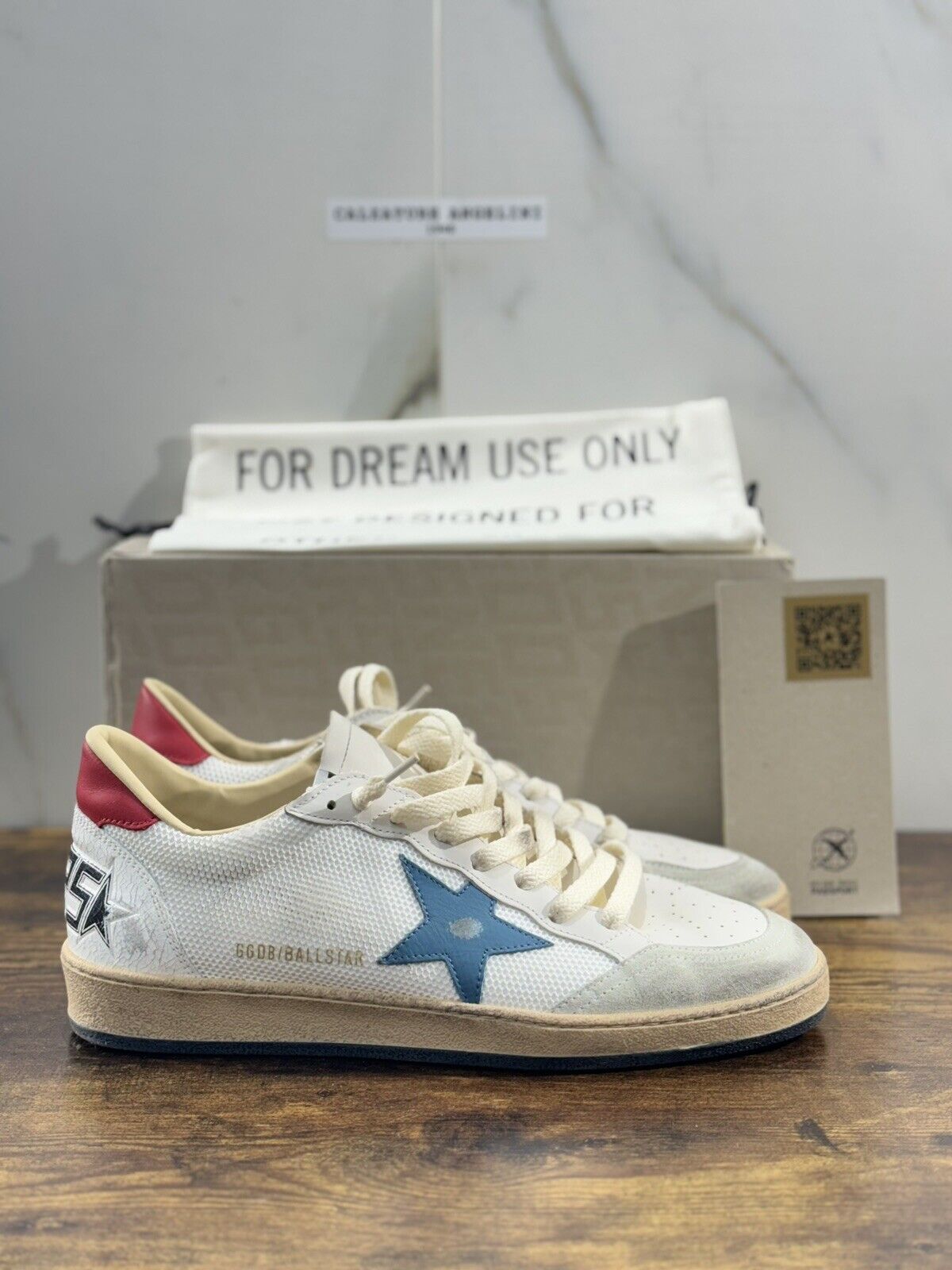 Golden Goose Ball Star Sneaker Uomo Bianca Milk  Luxury Casual Golden Goose 40