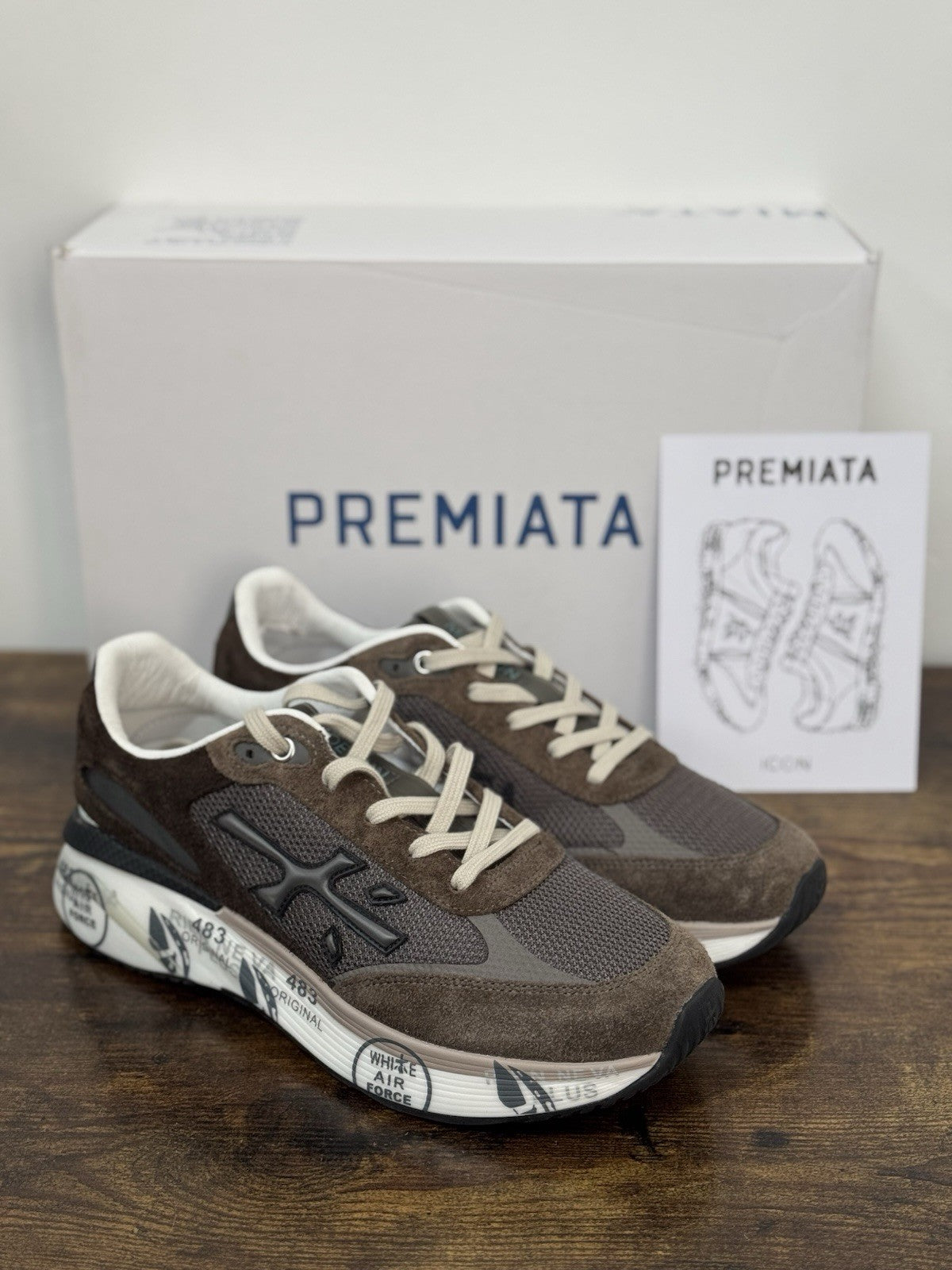 Premiata Moerun Sneaker Suede Marrone Casual Premiata Uomo 41