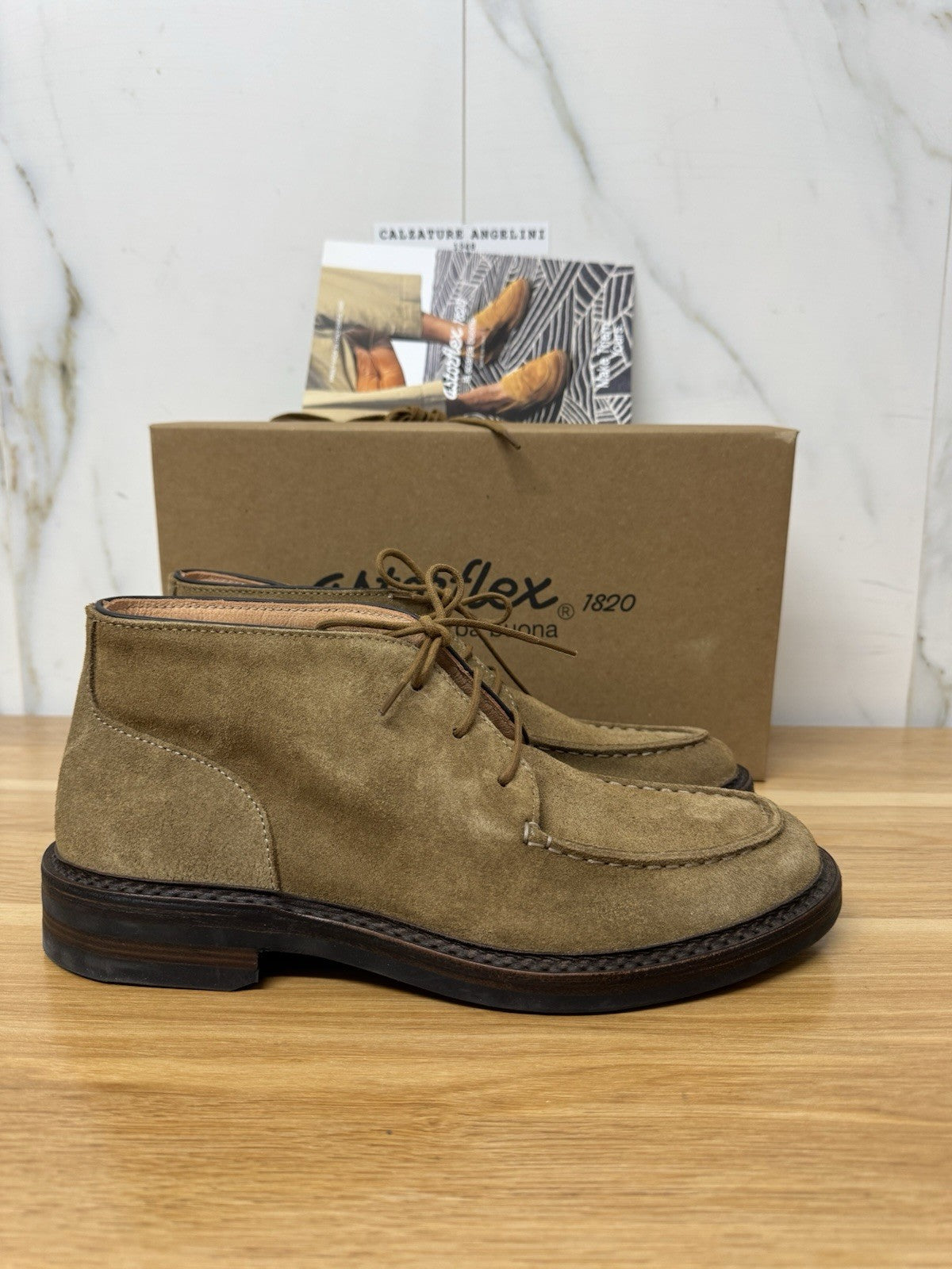Astorflex Deukeflex Suede Whiskey Top Quality Italy Uomo 43