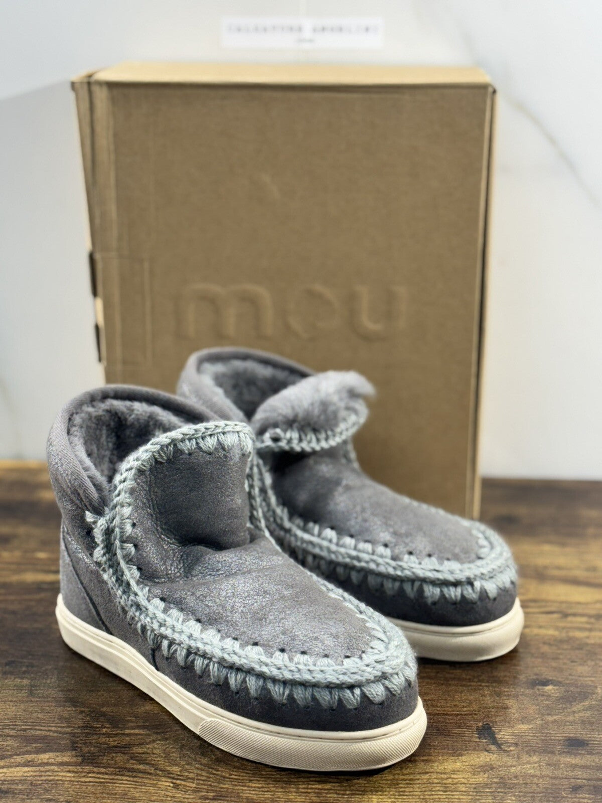 Mou Eskimo Snekaer   Mou Casual Mou Boot Grey  Suede 36