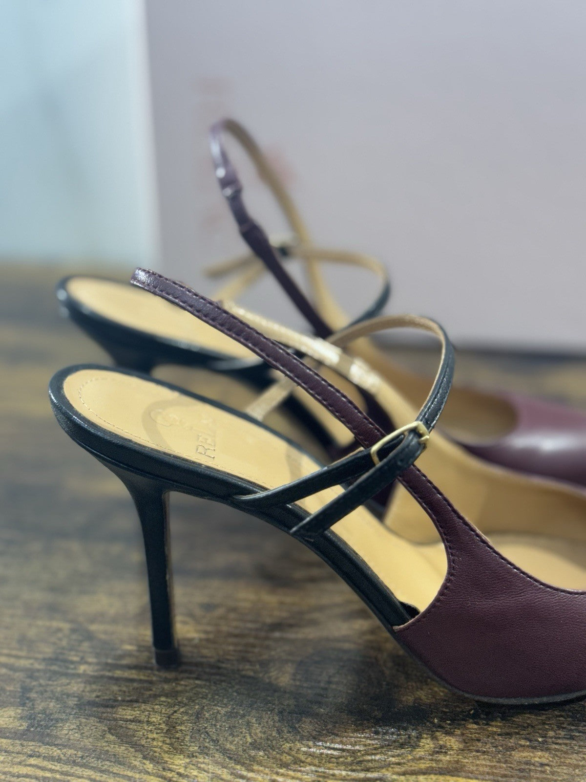 Relac  Décolleté  Sling Back Pelle Barolo  Luxury Made In Italy Donna 38