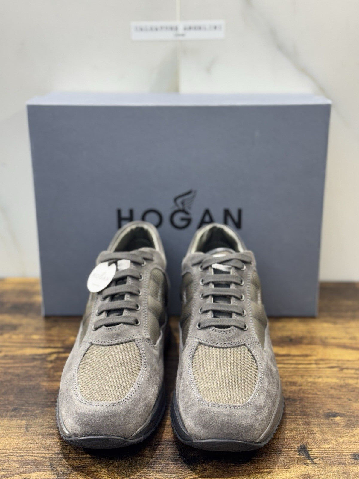 Hogan Interactive Suede Grey Casual Uomo Hogan 42