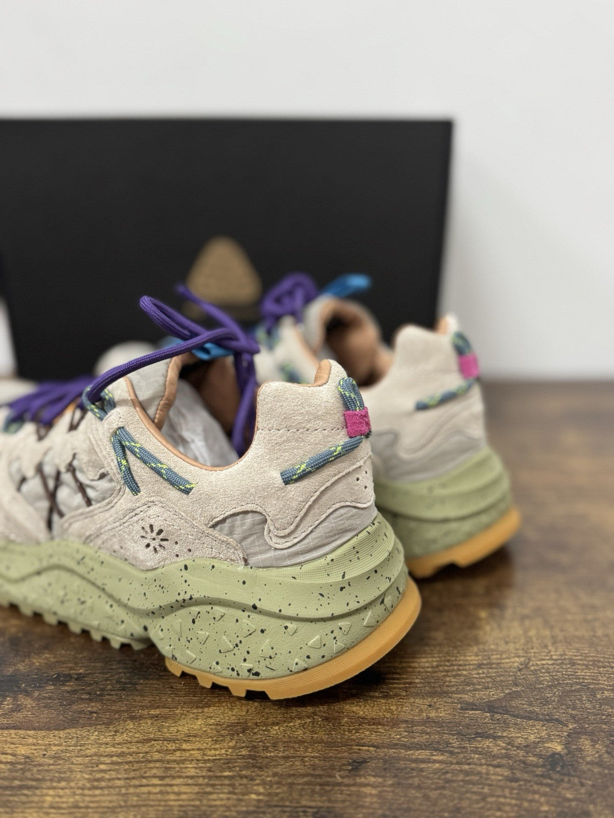 Flower Mountain Yamabushi Suede Grey Casual Uomo 42