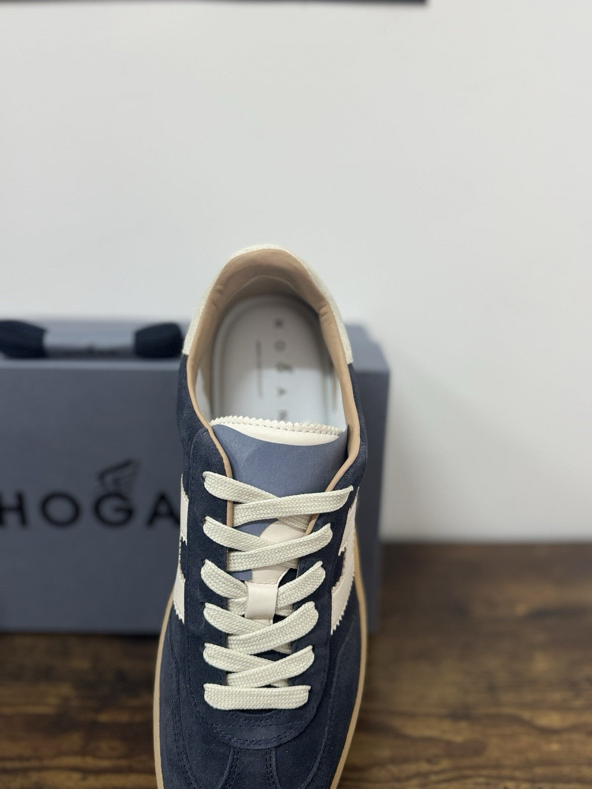 Hogan Cool Sneaker Suede Blu Casual Hogan Scarpa Uomo 42