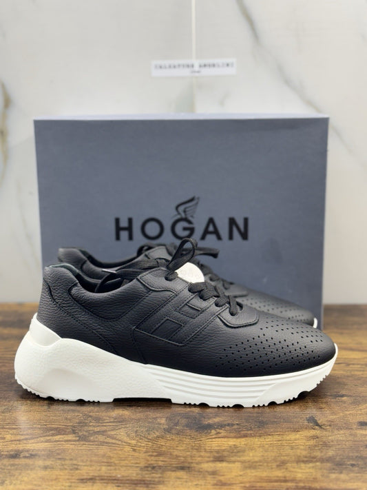 Hogan H443 Active One Memory Foam Pelle Nero Uomo 44
