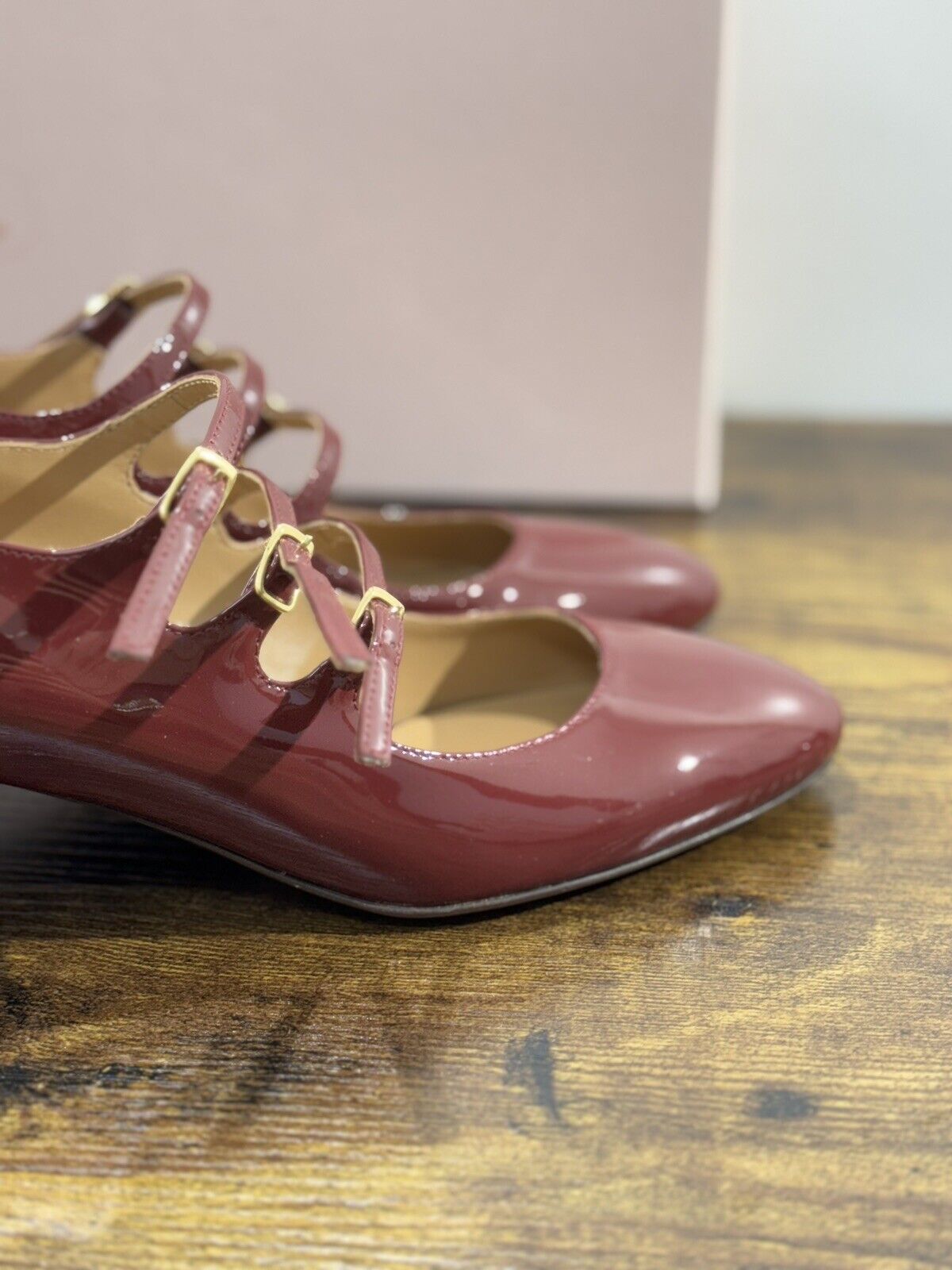 Relac Scarpa Donna Maryjane Bordeaux   Luxury Handmade Shoes Relac 38