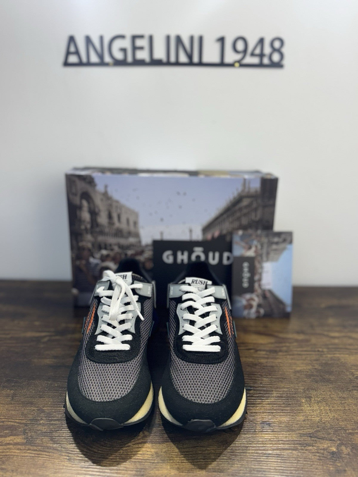 Ghoud Rush Sneaker Suede Nero Casual Scarpa Uomo 41