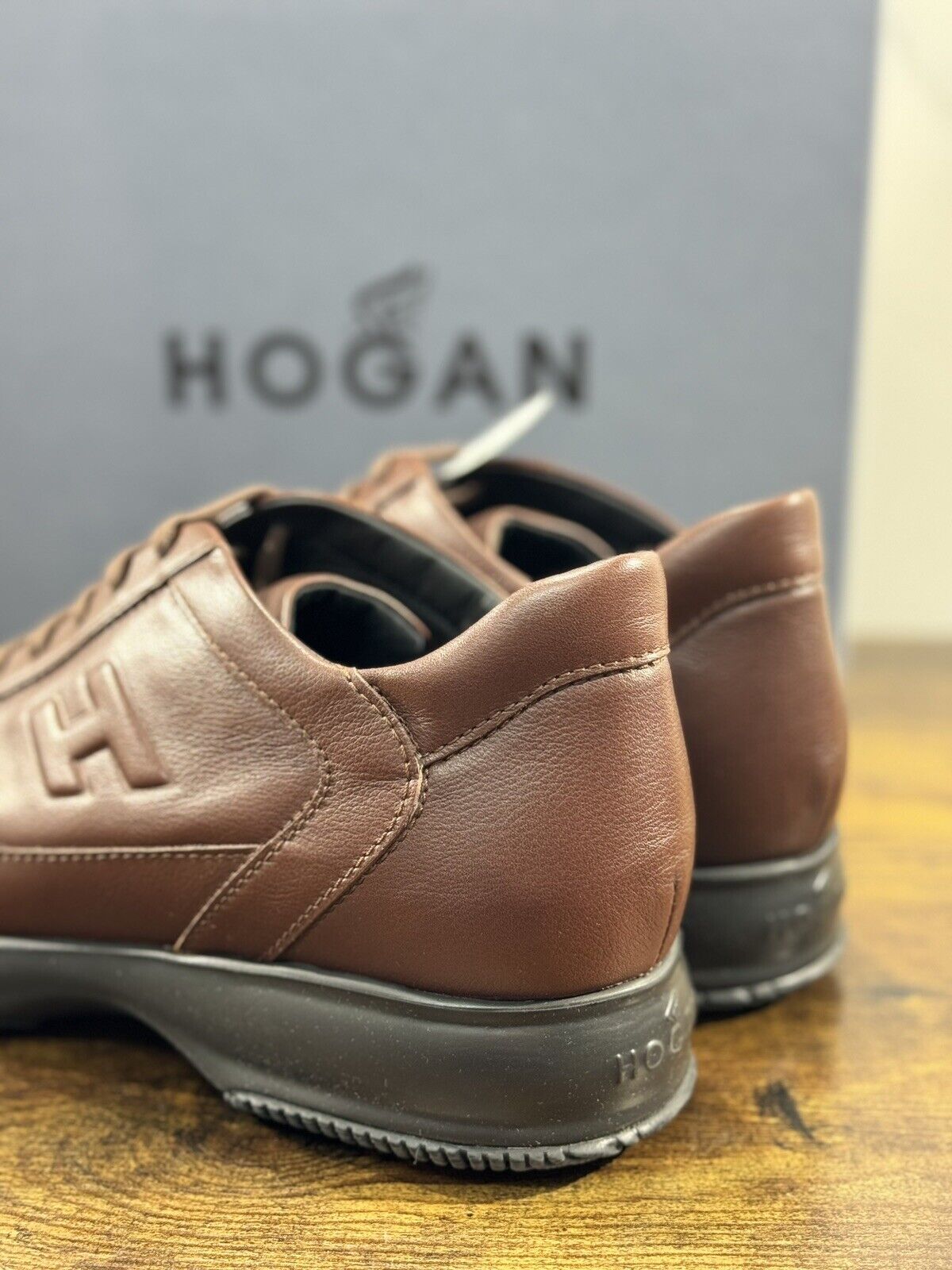 Hogan Interactive uomo Pelle Mogano       luxury casual hogan shoes 42