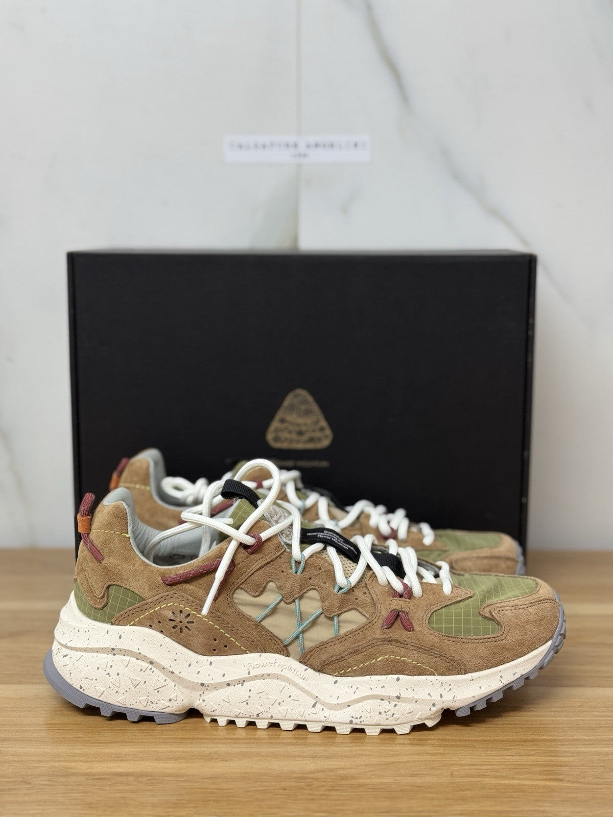 Flower Mountain Yamabushi Biscuit Beige  Light Casual Sneaker Uomo 42