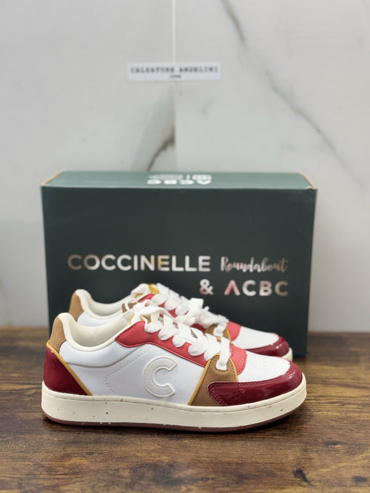 Coccinelle Sneaker Smooth Multi Sangria Casual Scarpa Donna 37