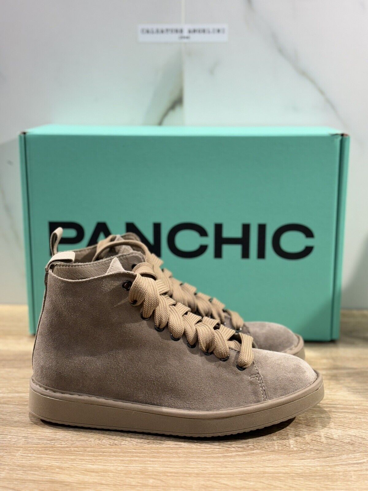 Panchic P01 Ankle Boot Uomo Suede Walnut  Causal Boot Men Panchic 40