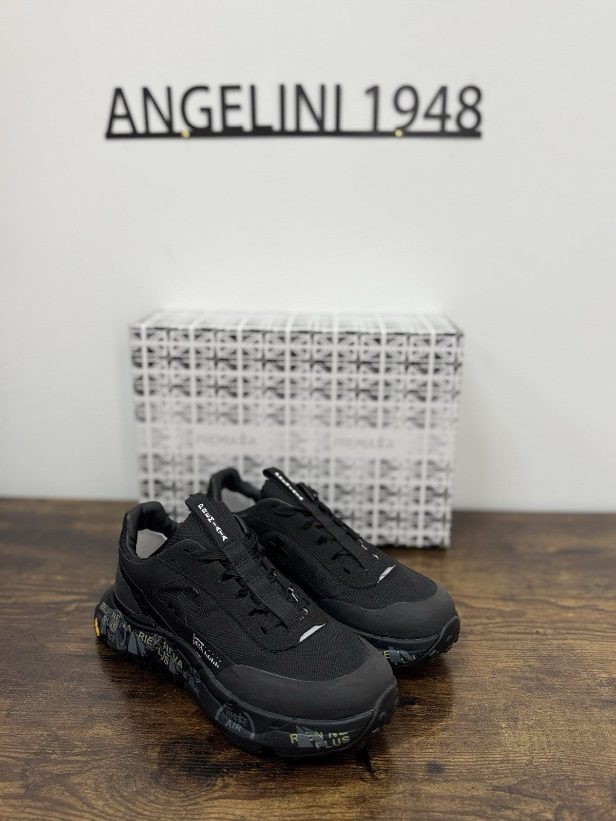 Premiata Devind  Sneaker Pelle Nero Fondo Vibram Casual Premiata Donna 38