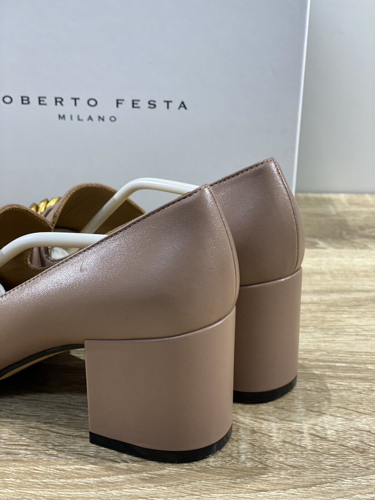 Roberto Festa Mocassino donna modello anice pelle skin tacco 39