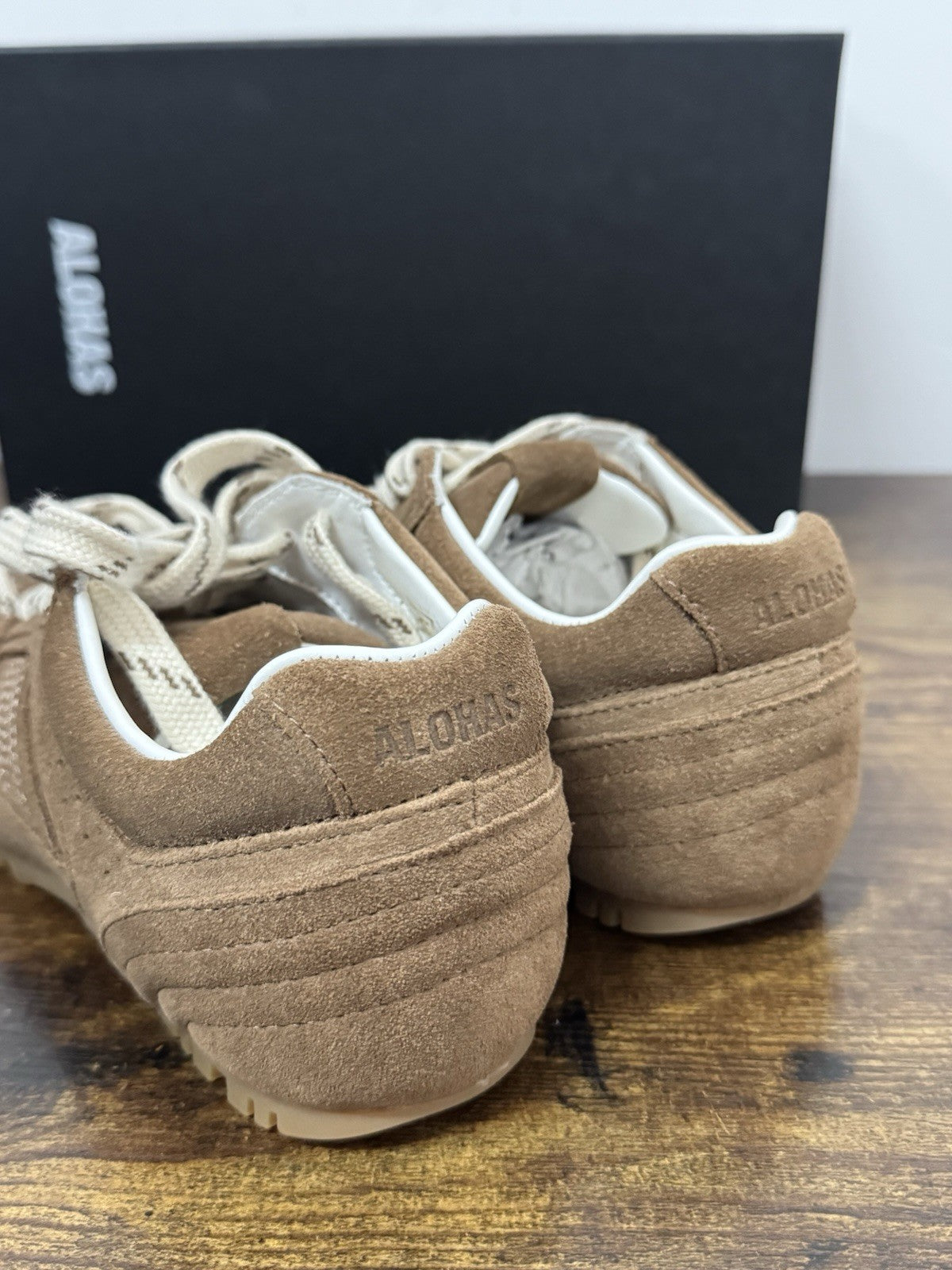 Alohas Cool Sneaker Club Soft Suede Brown  Casual Scarpa Donna 36