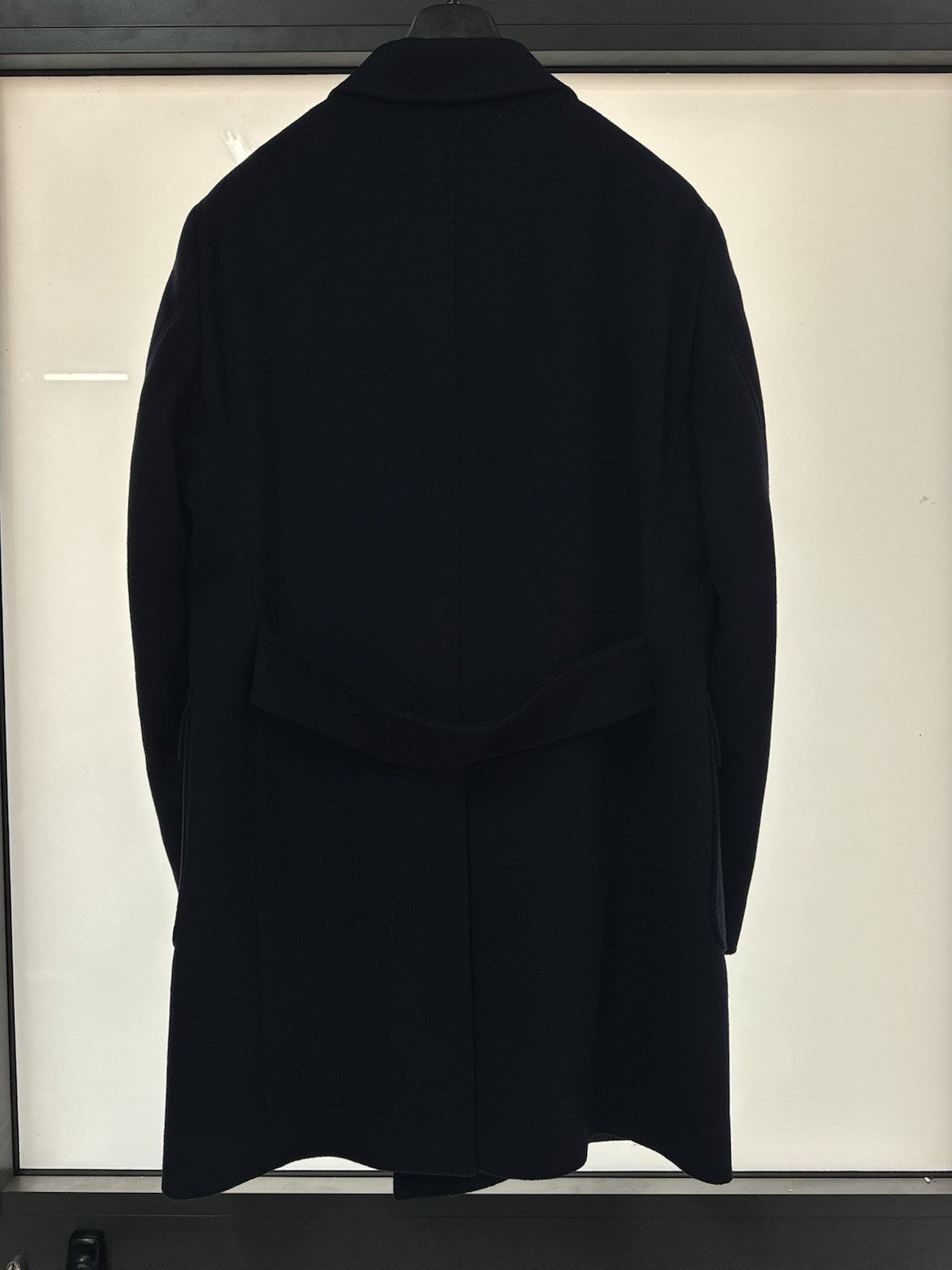 Breras Cappotto Doppiopetto Martingala in pura lana E Cashmere Blu  Uomo 50