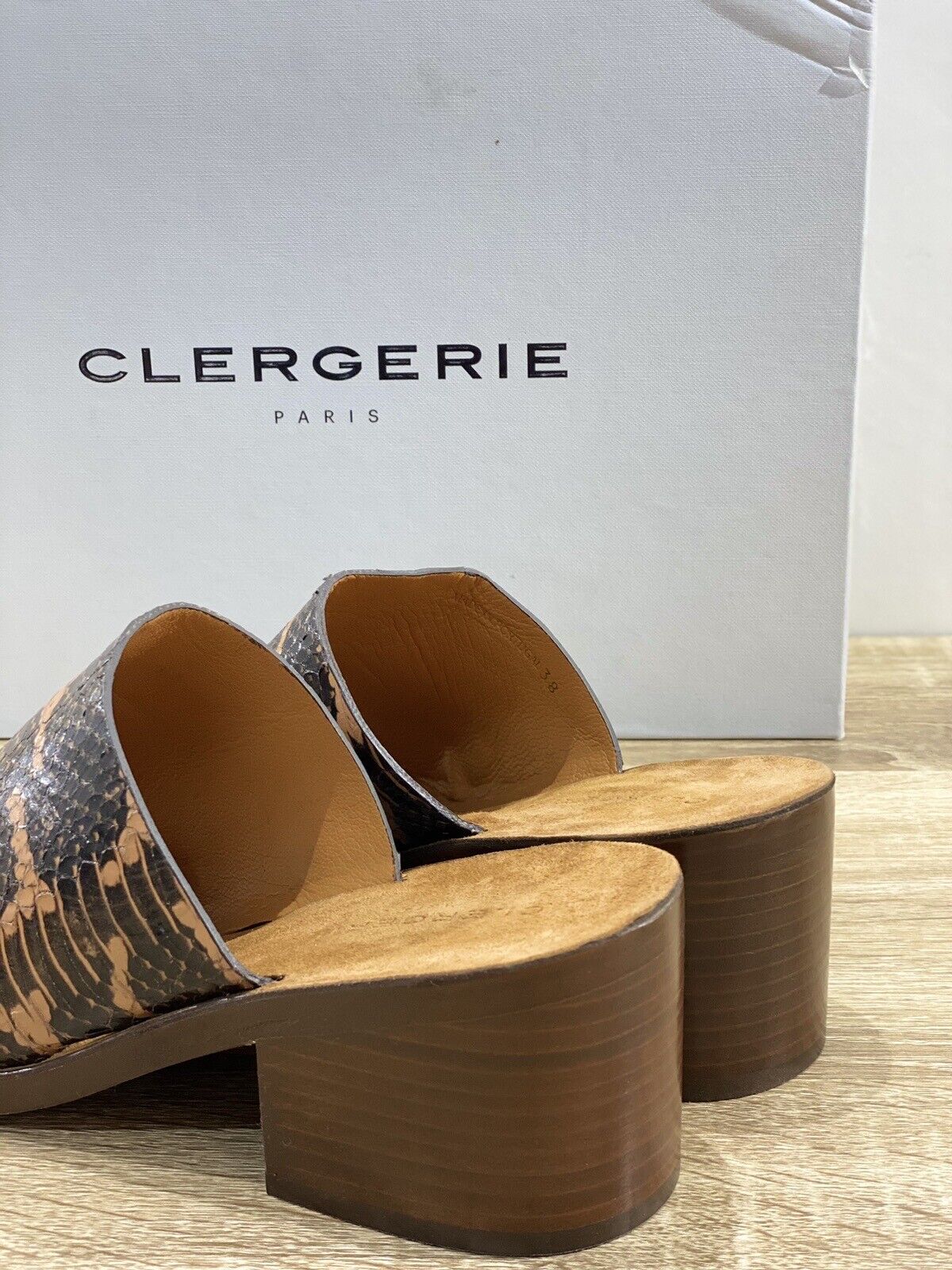 Clergerie Sandalo Donna Vinny Pelle Cuoio Luxury Clergerie Sandal 38.5