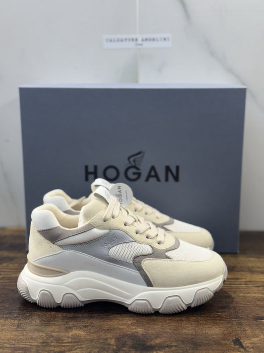 Hogan Hyper Active  Donna Sneaker Beige  Memory Foam Luxury Hogan Woman  37