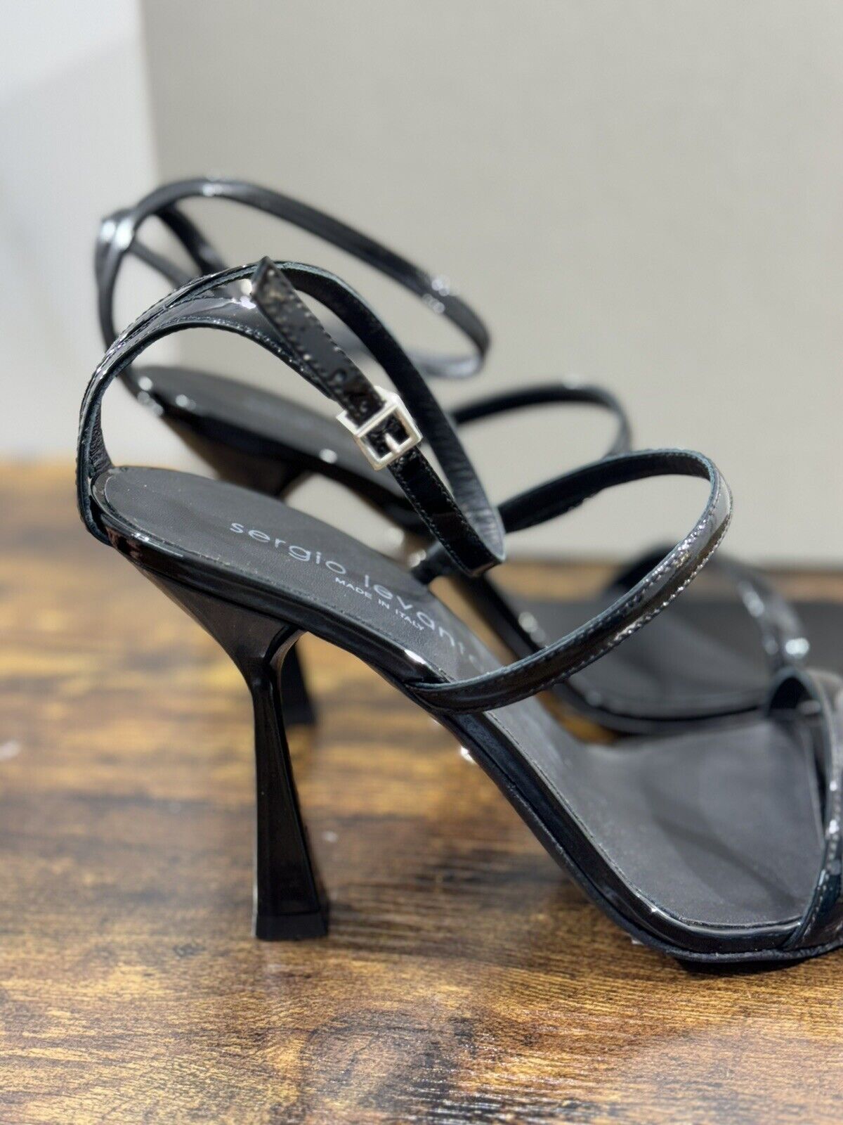 Sergio Levantesi Sandalo Donna Telen23   Nero     Luxury Woman Sandal 40