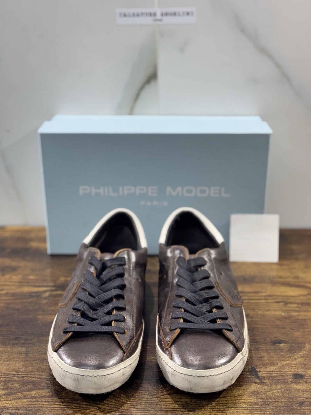 Philippe Model  Paris L u West Couture Pelle Marrone    Casual Uomo 43