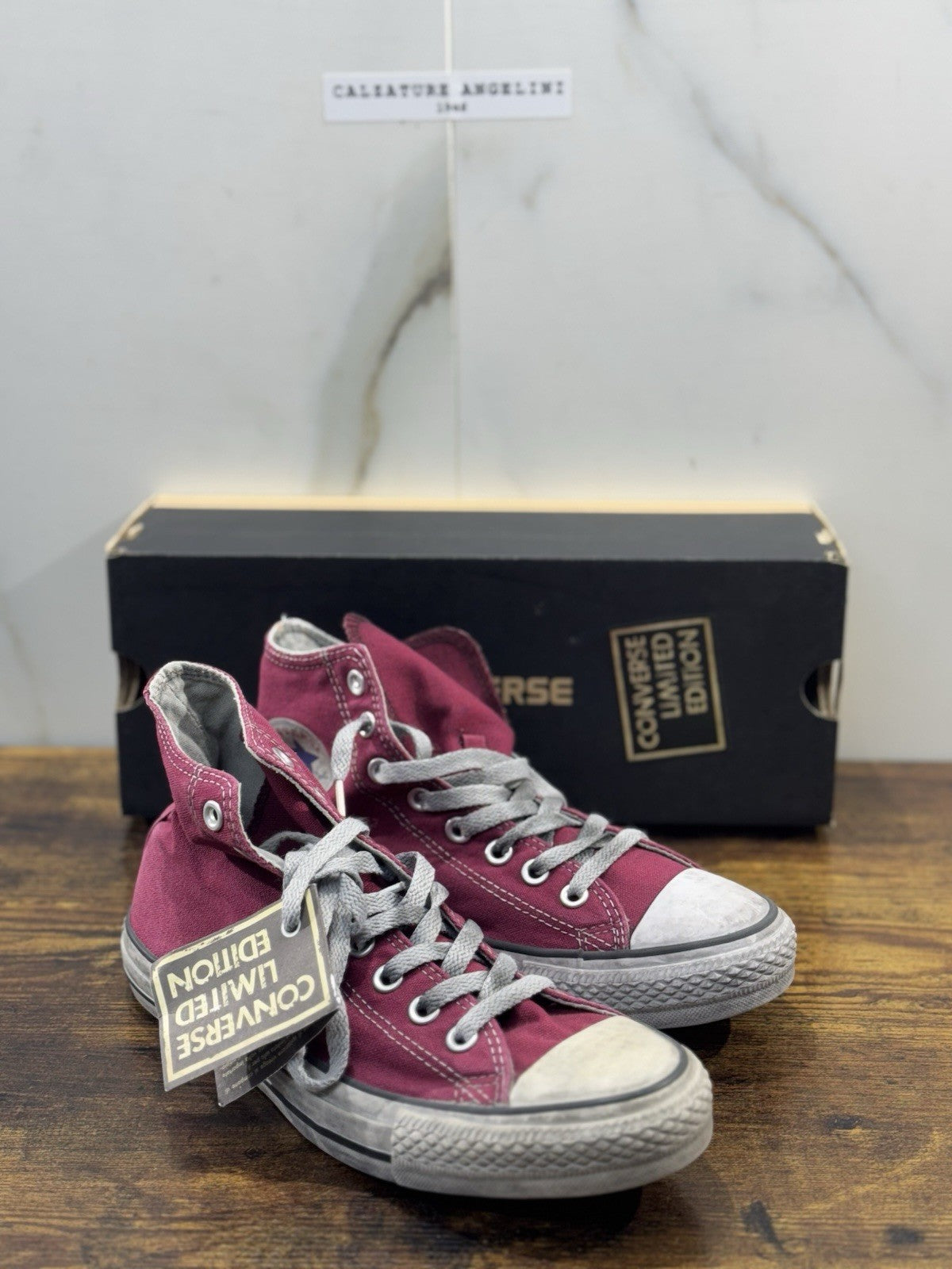 Converse All Star Hi Canvas Bordo’ Limited Edition Uomo 41