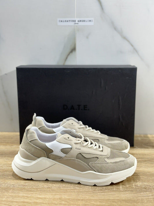 D.A.T.E Fuga Dragon Sand Uomo  sneaker Suede   Casual Shoes 47