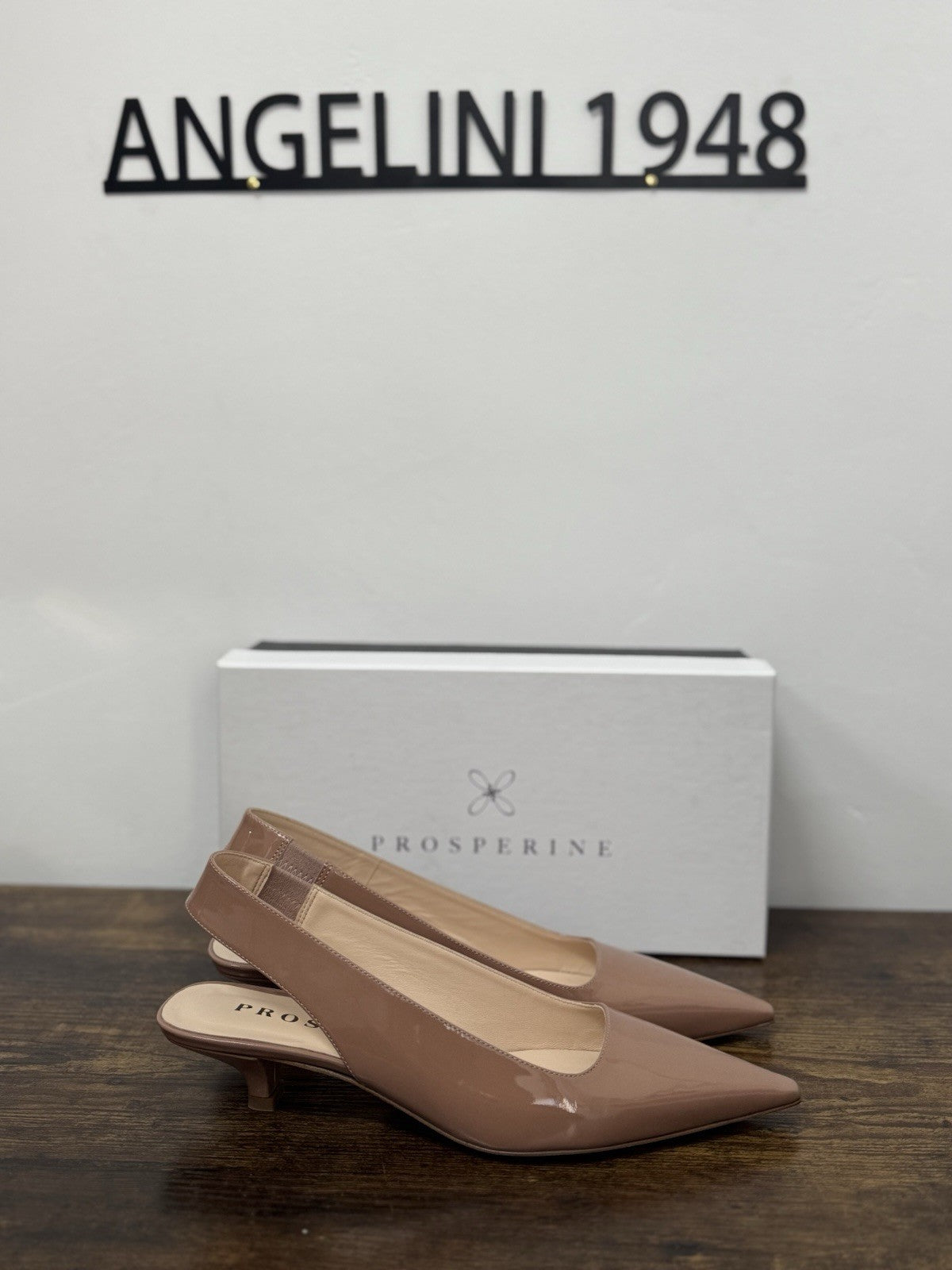 Prosperine Sling Back Pelle Pink   Scarpa Donna 38