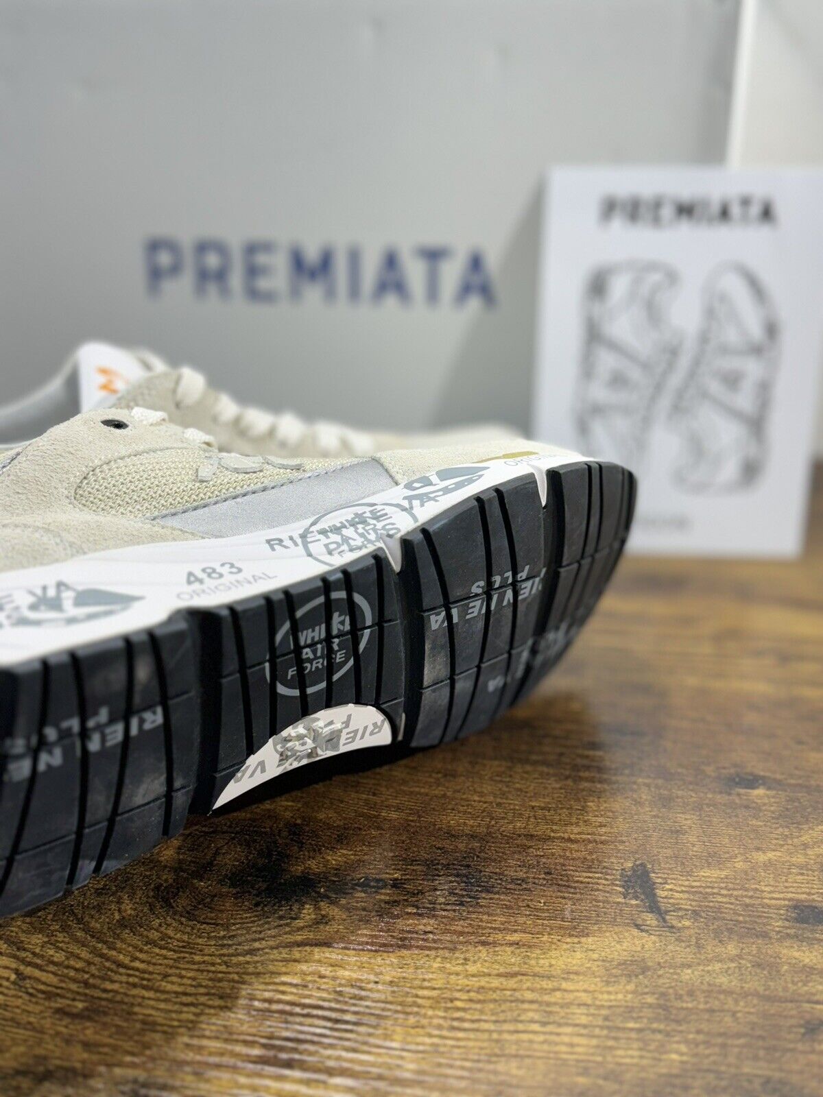 Premiata Mase    Sneaker Uomo Pelle Ghiaccio   Casual Sneaker Premiata Uomo 40