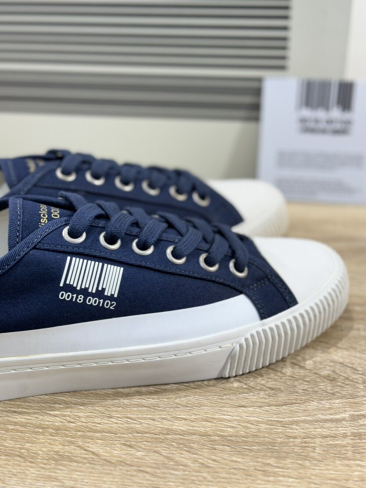 Project 01 Sneaker Uomo Blu  Pelle Canvas Casual Men Sneaker Summer 44