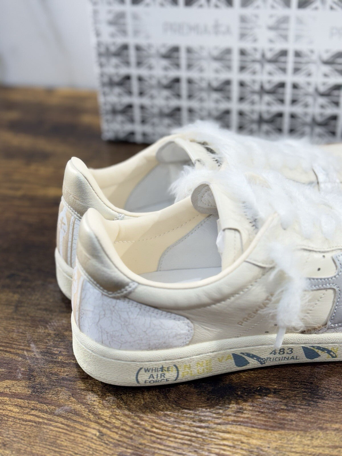 Premiata Sneaker Donna Basket Clay  Premiata Donna Woman Sneaker 41