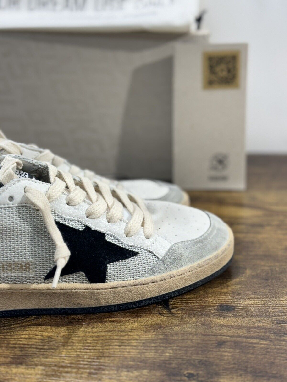 Golden Goose Ball Star Sneaker Uomo Light Silver Luxury Casual Golden Goose 41