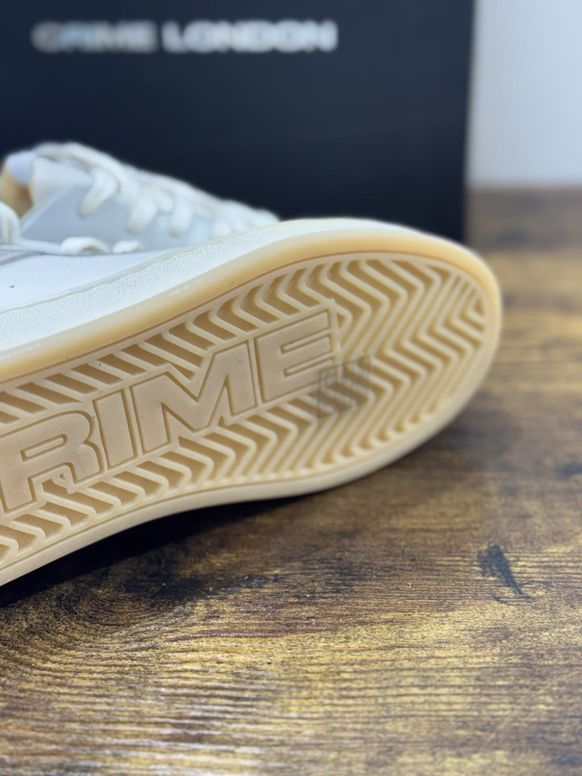 Crime London Sneaker Chelsea Pelle Bianca Donna 37