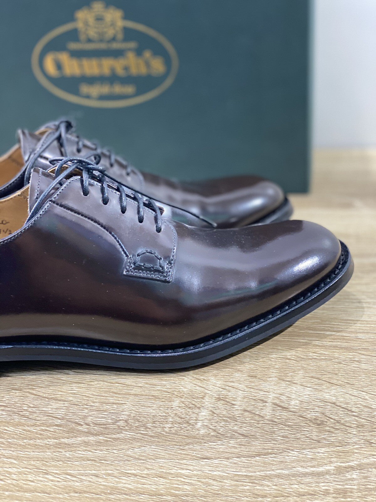 Church’s Shannon W (GI) scarpa donna pelle ebony Polish Binder  church’s 35.5