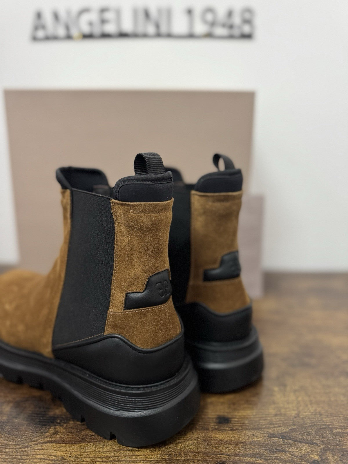Fabi Chelsea Boot Suede Tabacco Extra Light Casual Fabi Uomo 41