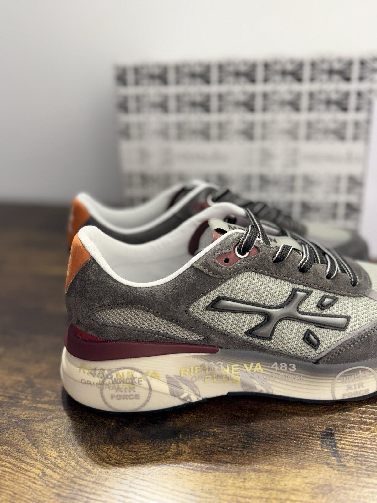 Premiata Moerun   Sneaker Suede Grey  Casual Premiata Uomo 41