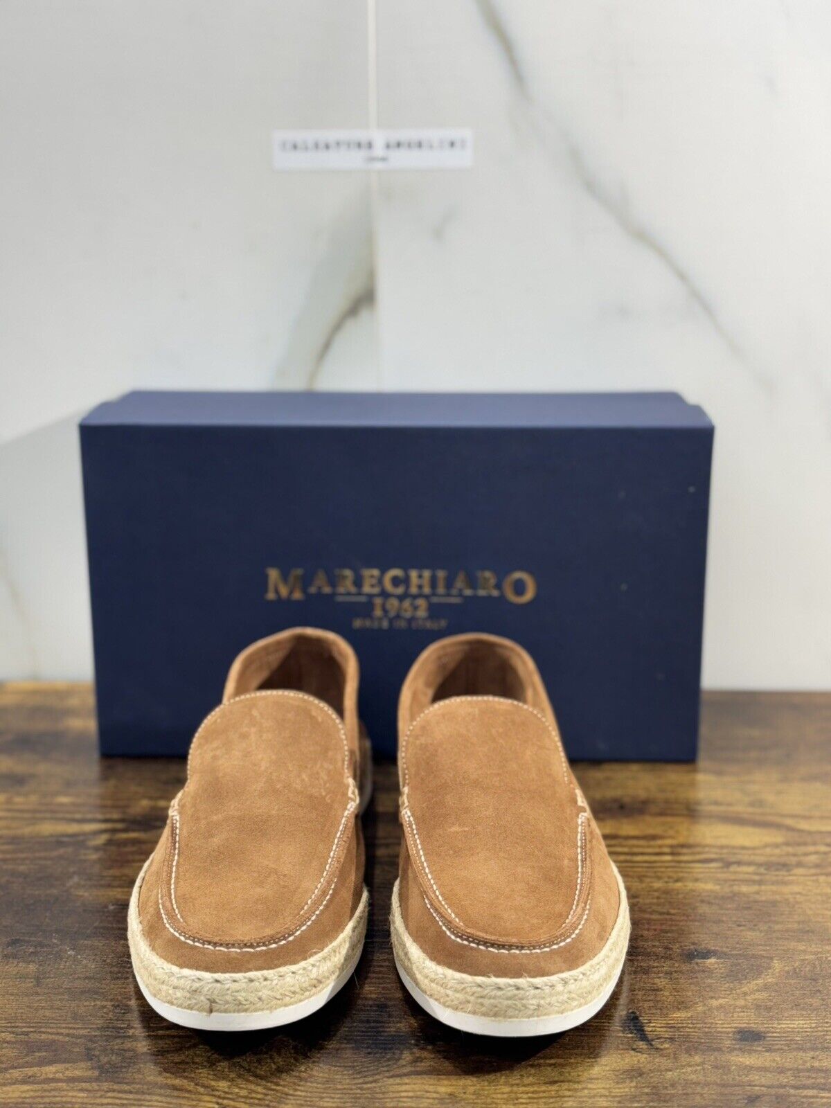 Marechiaro 1962 Mocassino Uomo Summer Icon Suede Terra 41