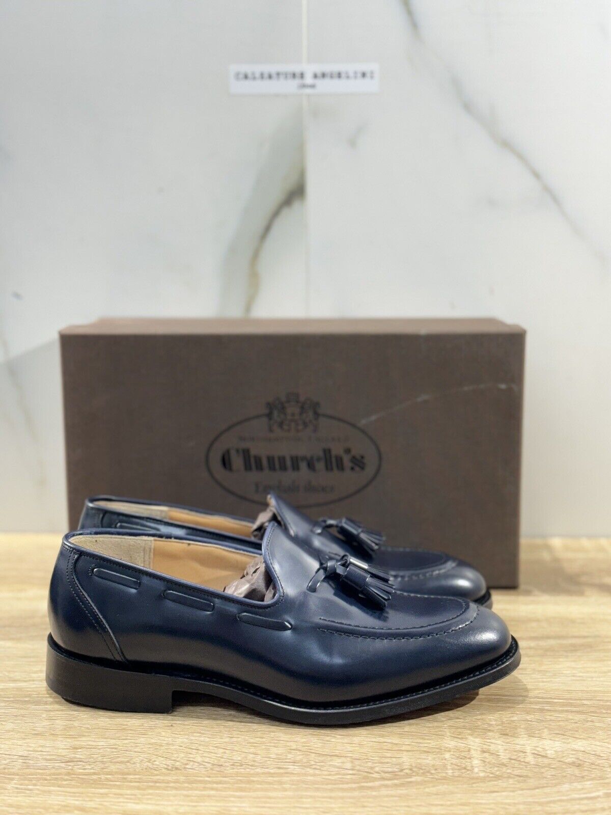 Church’s Mocassino  Uomo  Kingsley 2  Navy   Luxury Men Shoes Church’s 40.5