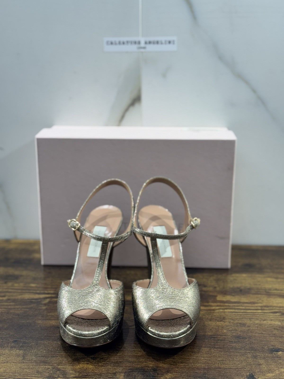 L’autrechose Sandalo  Pelle Bronzo  Casual Donna 38