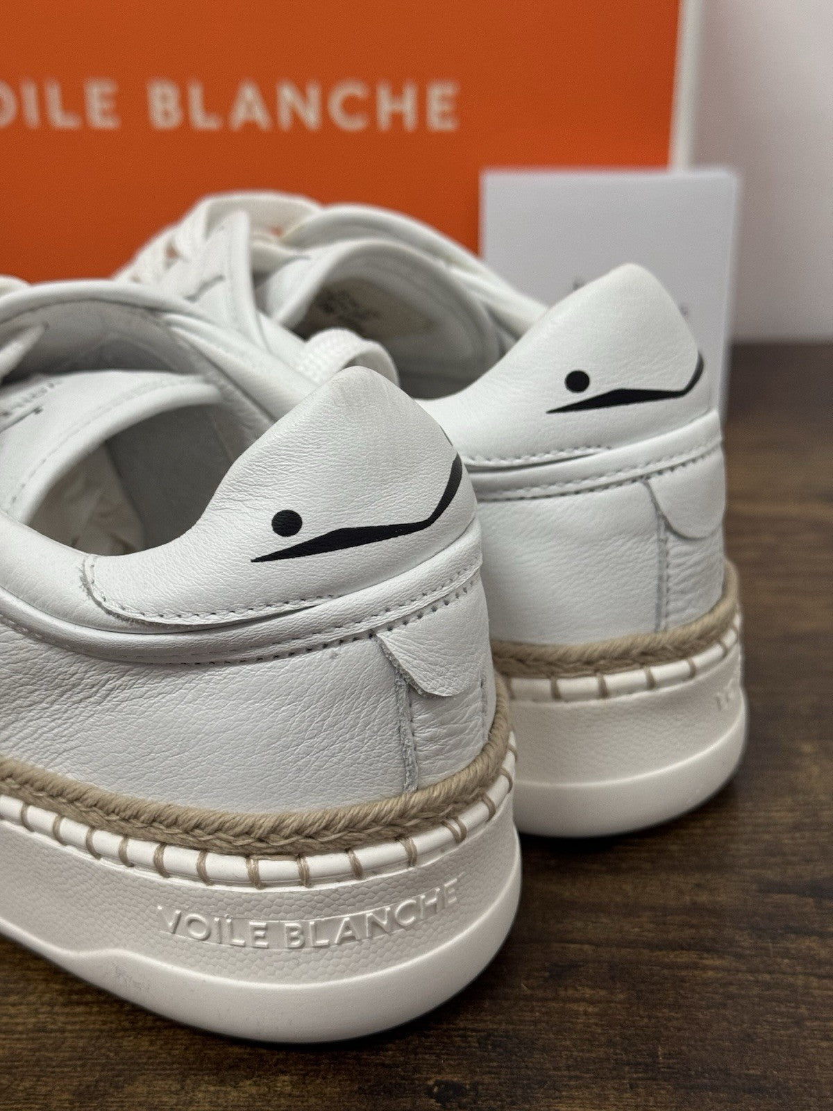 Voile Blanche Sneaker Layton Pelle Bianca Casual Uomo 40