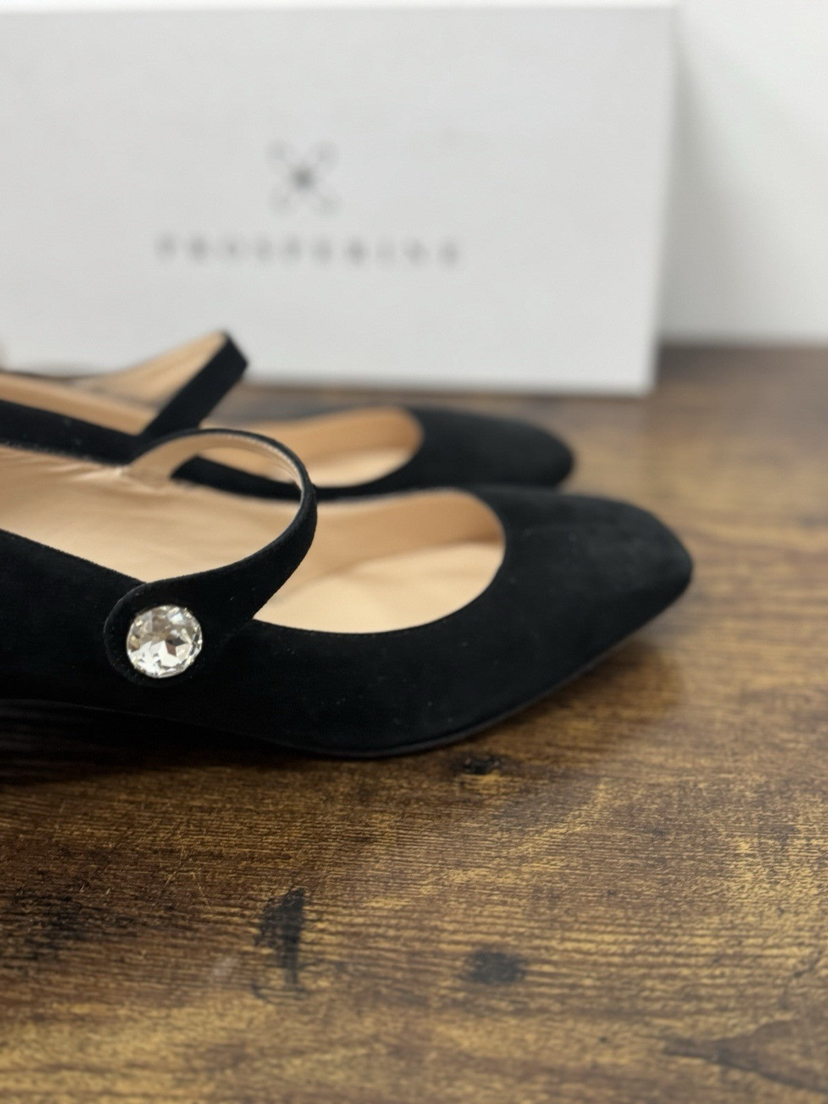 Prosperine Décolleté Suede Nero Con Tacco Scarpa Donna 37