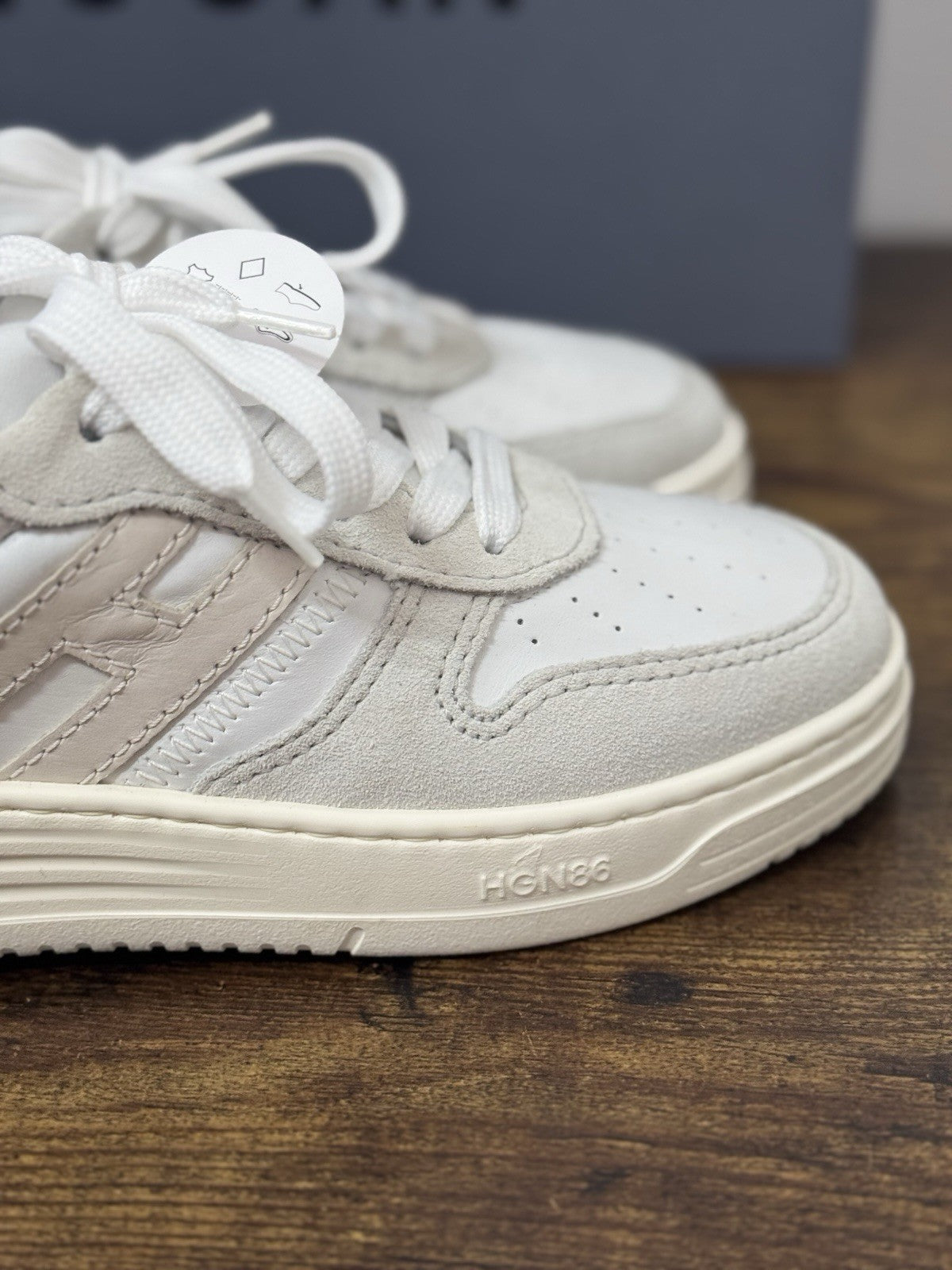 Hogan H630 Sneaker Memory Foam Pelle Casual Bianca   Hogan Scarpe Donna 38