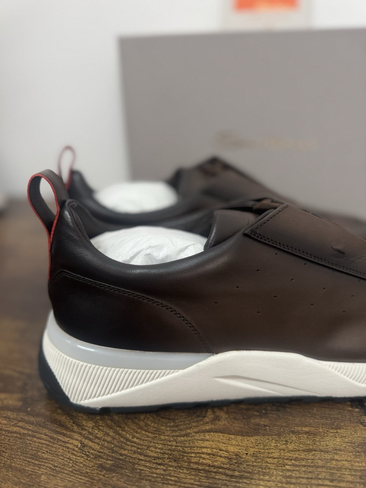 Santoni Innova Sneaker Pelle  Soft    Casual Luxury Santoni Scarpa Uomo 45